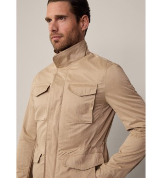 Hackett London Giacca da campo beige