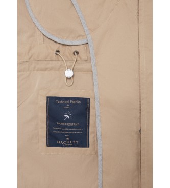 Hackett London Giacca da campo beige