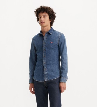 Levi's Battery Housemark slim fit shirt blue