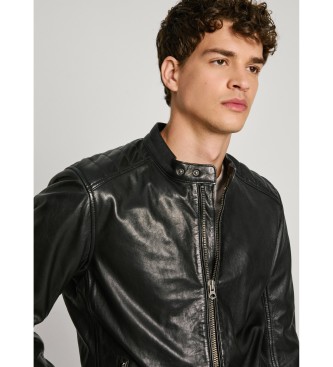 Pepe jeans black jacket best sale