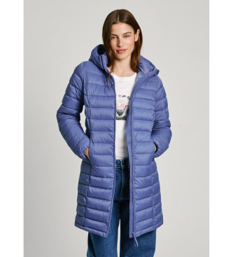 Pepe Jeans Ammy lange jas blauw