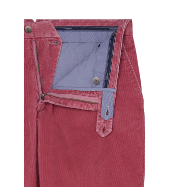 Hackett London Pantaln chino Pigment Cord rosa