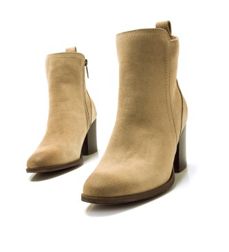 Mustang Bottines en cuir Jolie beige