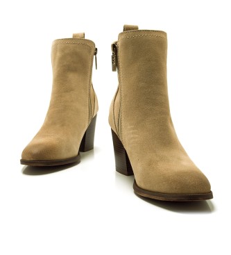 Mustang Bottines en cuir Jolie beige