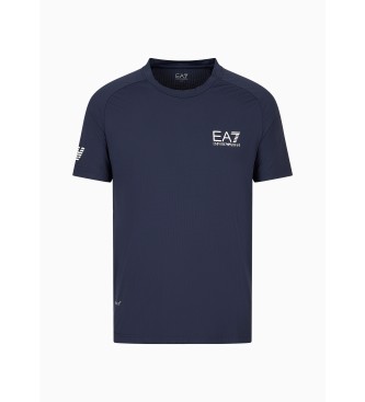 EA7 Maglietta da tennis professionista blu navy