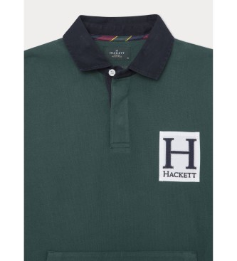 Hackett London Polo Heritage H Pocket verde