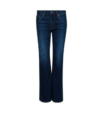 Superdry Uitlopende skinny jeans blauw 