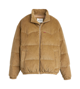 Levi's Chaqueta De Pana Super Puffer marrn