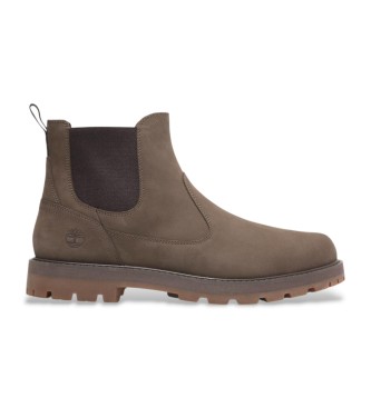 Timberland Britton Road bruin leren chelsea enkellaarsjes