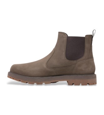 Timberland Britton Road bruin leren chelsea enkellaarsjes