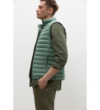 ECOALF Cardiffalf waistcoat cactus green