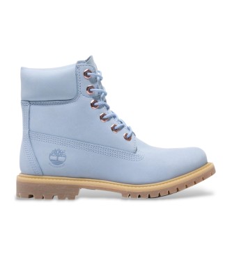 Timberland Bottes en cuir impermable Premium bleu