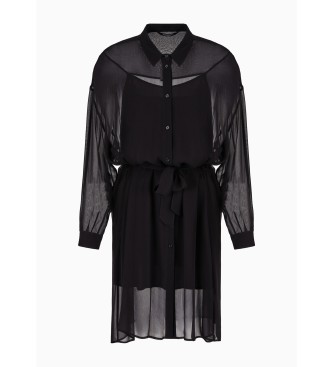 Armani Exchange Robe en gaze noire