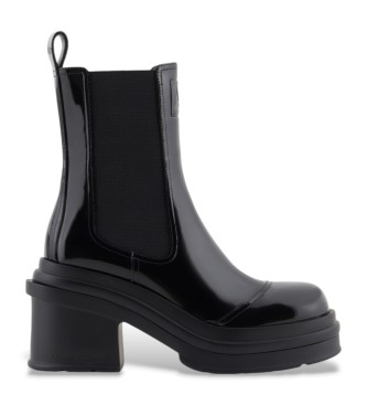 Armani Exchange Schwarze Ankle Boots Esdemarca Geschaft fur Schuhe Mode und Accessoires Markenschuhe und Markenturnschuhe