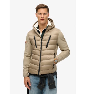 Superdry Storm Softshell-jakke med htte, beige