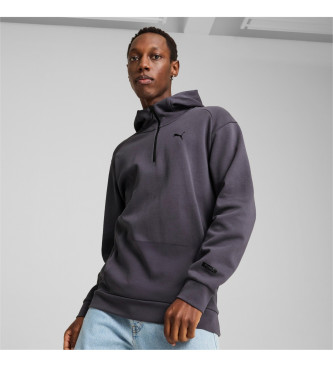 Grey puma hoodie sale