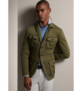 Hackett London Veste safari verte