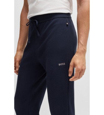 BOSS Pantalon de jogging gaufr marine