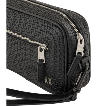 Armani Exchange Bolsa de beleza preta