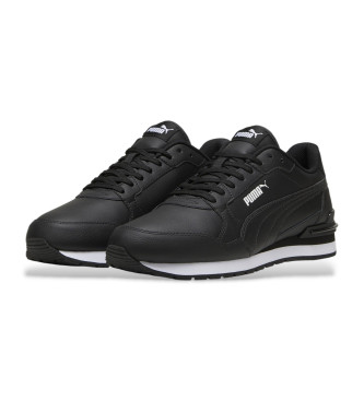 Puma Lederschuhe St Runner V4 L schwarz