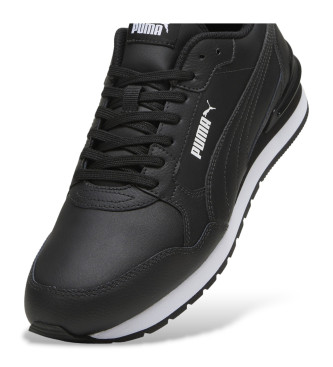 Puma Lederschuhe St Runner V4 L schwarz