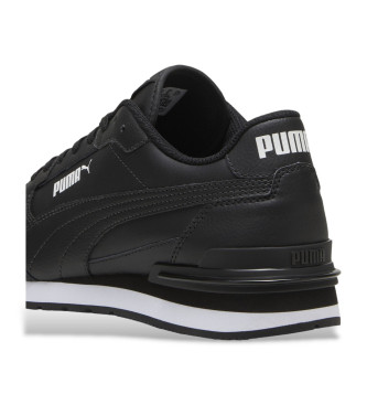 Puma Lederschuhe St Runner V4 L schwarz