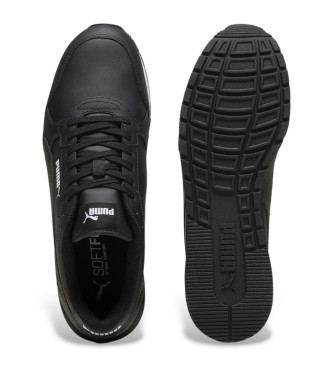Puma Lederschuhe St Runner V4 L schwarz