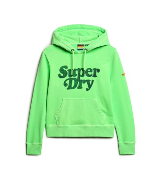 Superdry Bluza Cooper Tonal zielony