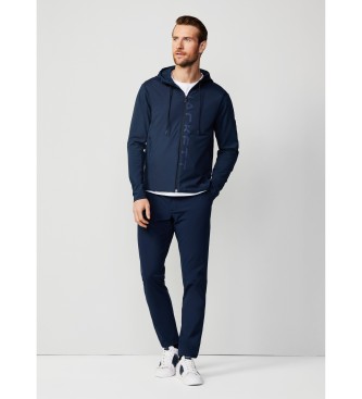 Hackett London Jakna Hs Lt Wt Hoody Fz navy