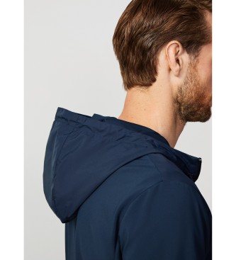 Hackett London Jakna Hs Lt Wt Hoody Fz navy