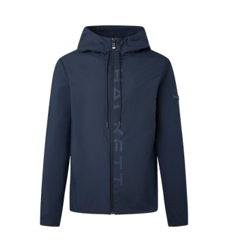 Hackett London Jakna Hs Lt Wt Hoody Fz navy