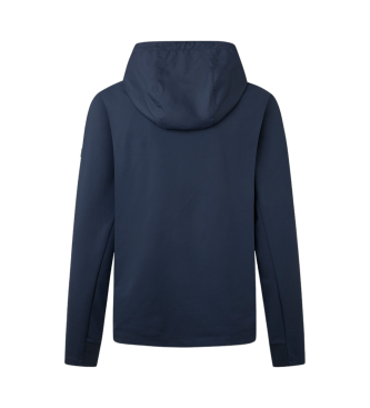 Hackett London Jakna Hs Lt Wt Hoody Fz navy