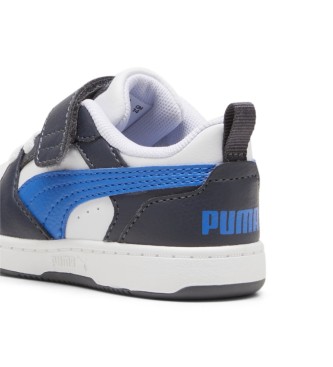 Puma Trainers Rebound V6 Lo A white, black, blue