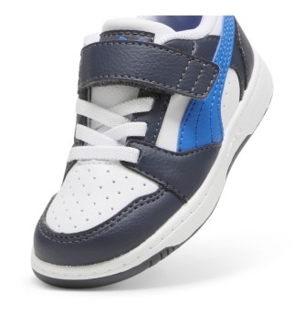 Puma Trainers Rebound V6 Lo A white, black, blue