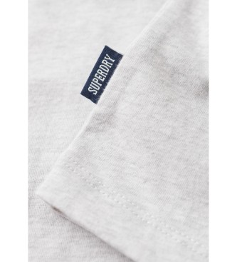 Superdry Essential Langarm-Baseball-T-Shirt weiß, grün
