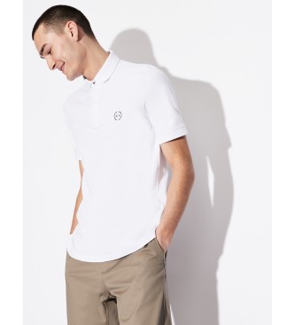 Armani Exchange Polo Bomull Klassisk vit