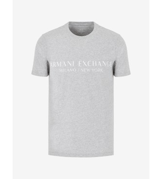 Armani Exchange Koszulka Milan w kolorze szarym