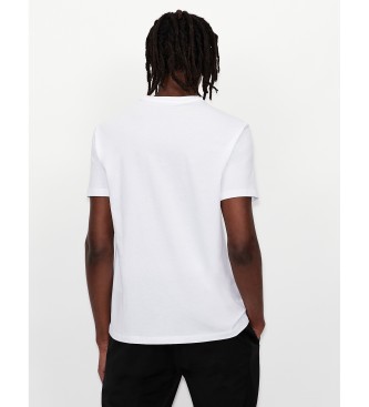 Armani Exchange Camiseta Mini Logo blanco