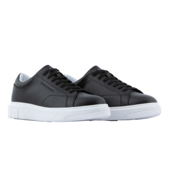 Armani Exchange Action Leather Sneakers black