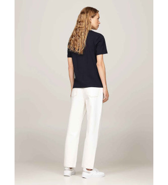 Tommy Hilfiger T-shirt com logtipo da marinha