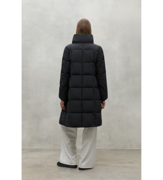 ECOALF Galana Black Coat