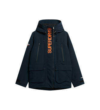 Superdry Casaco corta-vento com capuz e bordado Ultimate SD navy