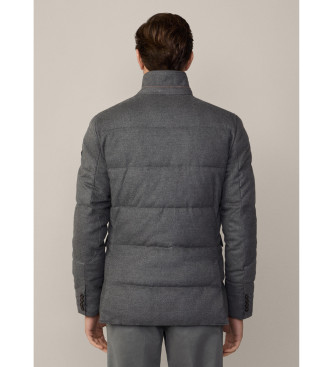 Hackett London Chaqueta Franela gris