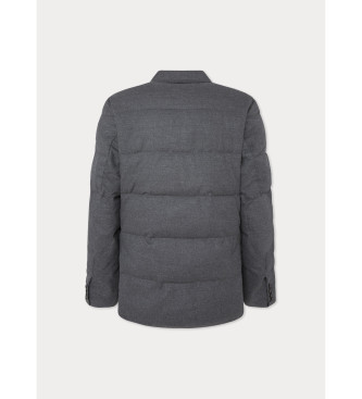 Hackett London Chaqueta Franela gris