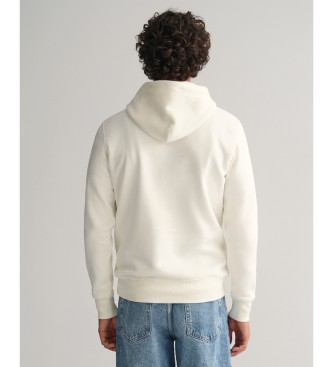 Gant Shield hoodie off-white