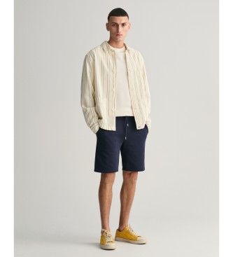 Gant Short de sport Shield Marine