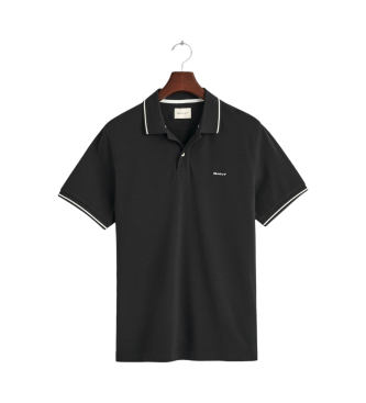 Gant Polo de piqu con ribete negro