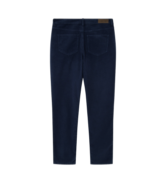 Hackett London Pantalon en coton extensible marine