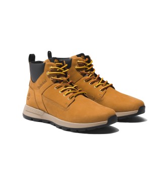 Timberland Killington Trekker gelbe Schnrschuhe aus Leder in mittlerer Hhe