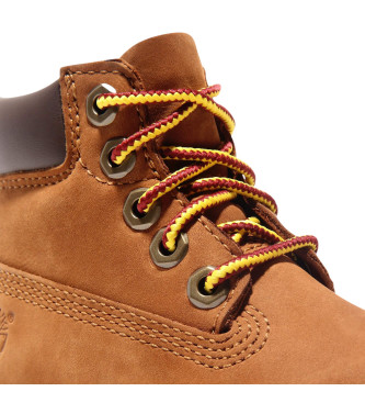 Timberland Premium 6 tums vattentta lderkngor med snrning brun